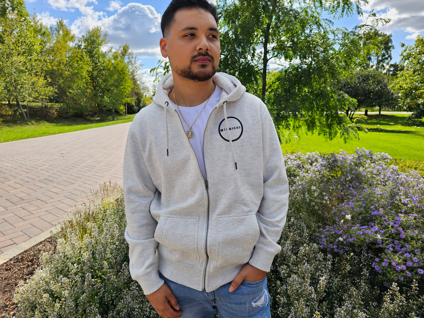 Midnight Simple Zip Up